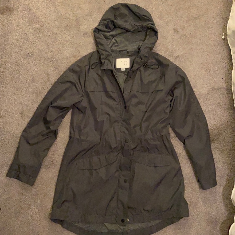 Grey Raincoat (Medium)
